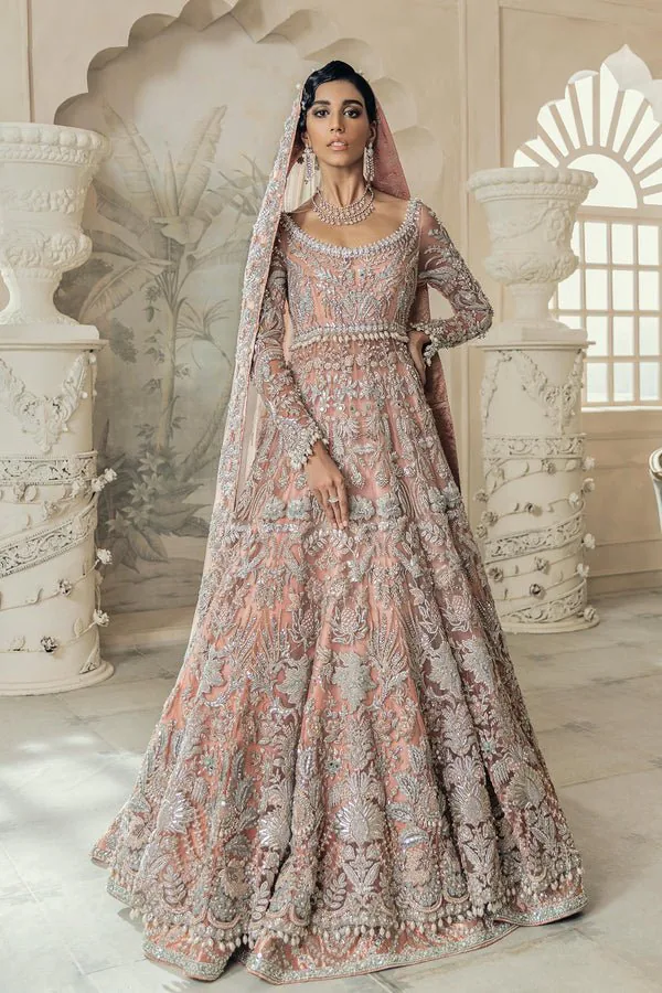 Élan Astarte pastel bridal lehenga